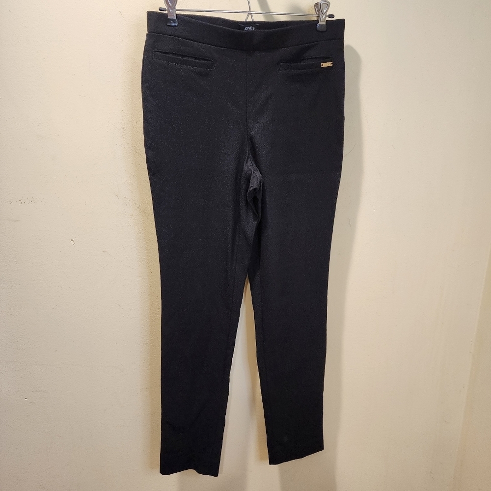Jones New York Black Slim Dress Pant Size S